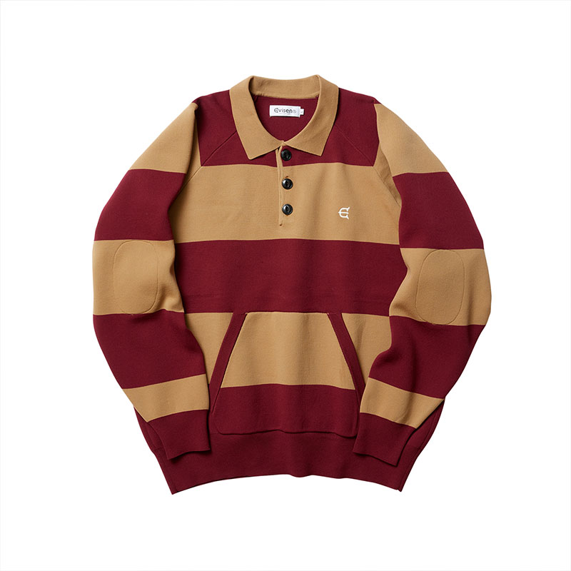 HIGH-GAUGE KNIT RUGBY SHIRT -2.COLOR- | IN ONLINE STORE