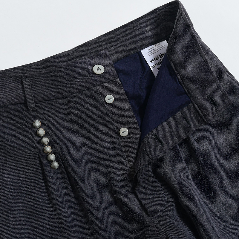 MAD SASHIKO SPIKED SLIM PANTS -CHARCOAL- | IN ONLINE STORE