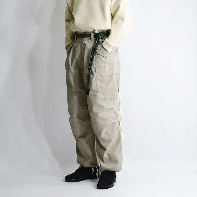 LOOSE FIT CARGO PANTS -SAGE GREEN- | IN ONLINE STORE