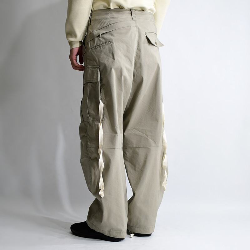 LOOSE FIT CARGO PANTS -SAGE GREEN- | IN ONLINE STORE