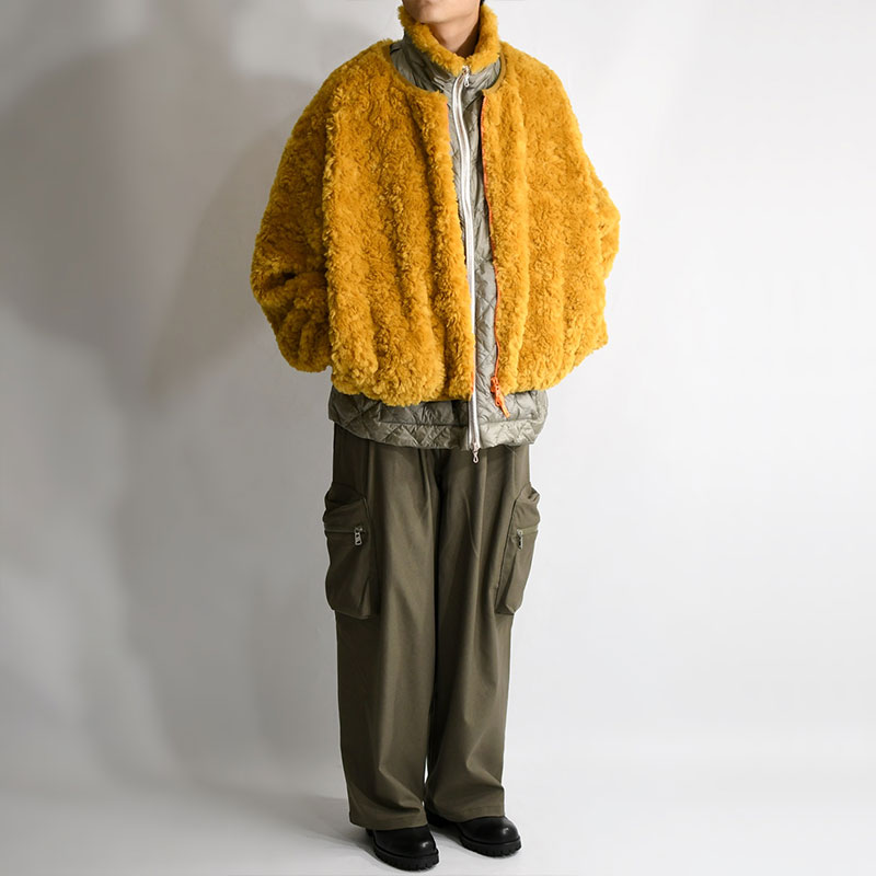 F/CE.×DIGAWEL FLEECE COLD CLIMATE JACKET -MUSTARD- | IN ONLINE STORE