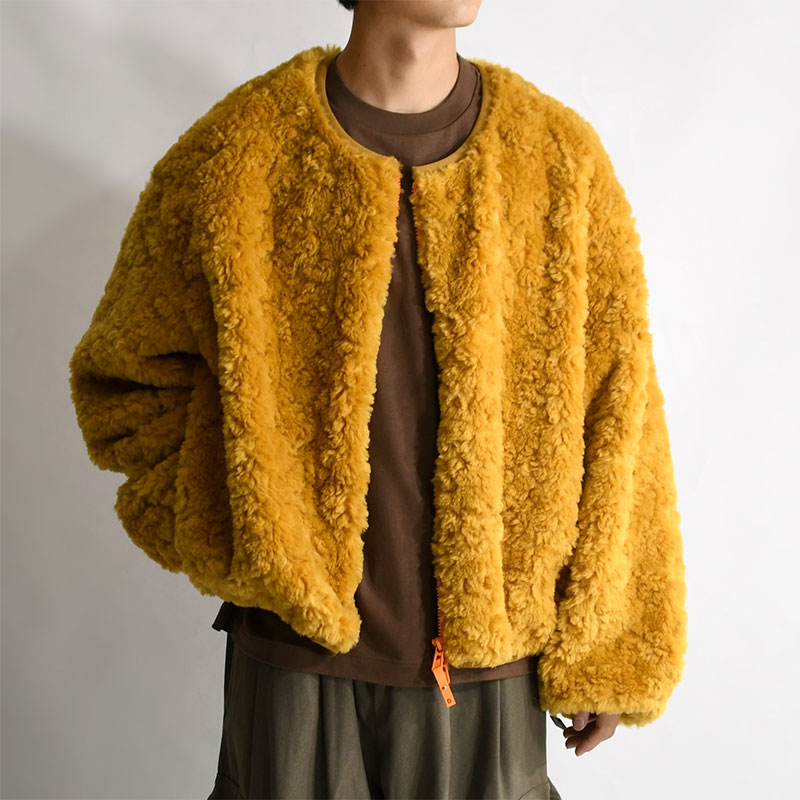 F/CE.×DIGAWEL FLEECE COLD CLIMATE JACKET -MUSTARD- | IN ONLINE STORE