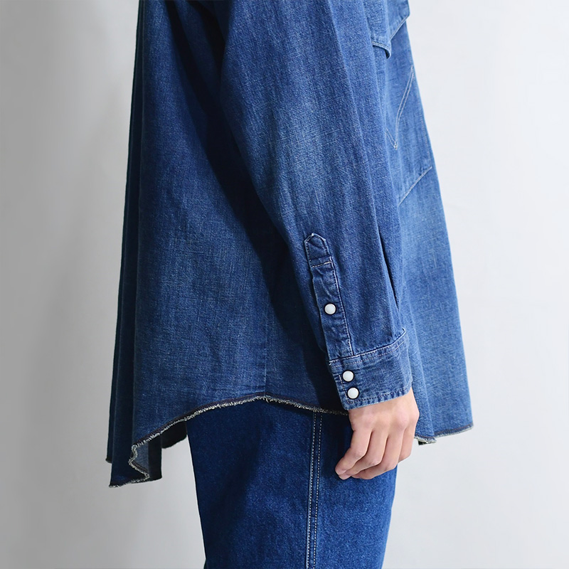 F/CE.×Wrangler 127MW DENIM SHIRTS by F/CE. -INDIGO- | IN ONLINE STORE