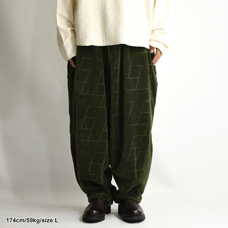 T VELOUR BALLOON PANTS -3.COLOR- | IN ONLINE STORE