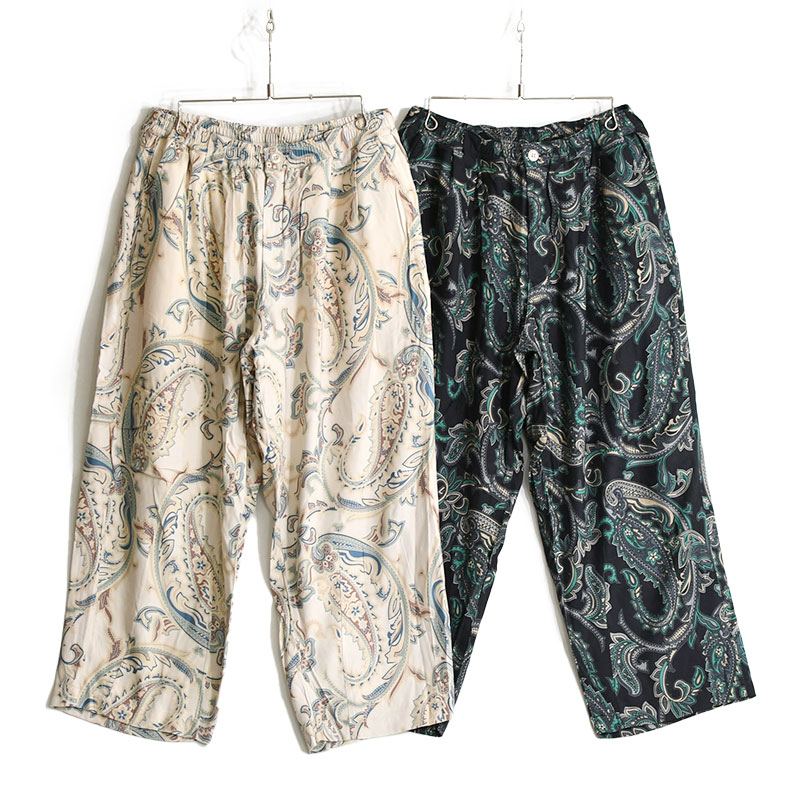 PAISLEY BAGGY SLACKS -2.COLOR- | IN ONLINE STORE