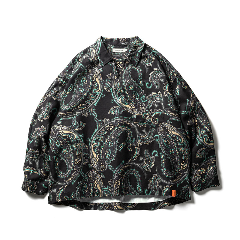 PAISLEY L/S OPEN SHIRT -2.COLOR- | IN ONLINE STORE