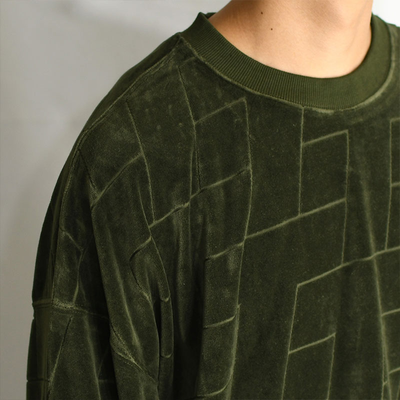 TIGHTBOOTH DWAYNE VELOUR LONG SLEEVE - スウェット