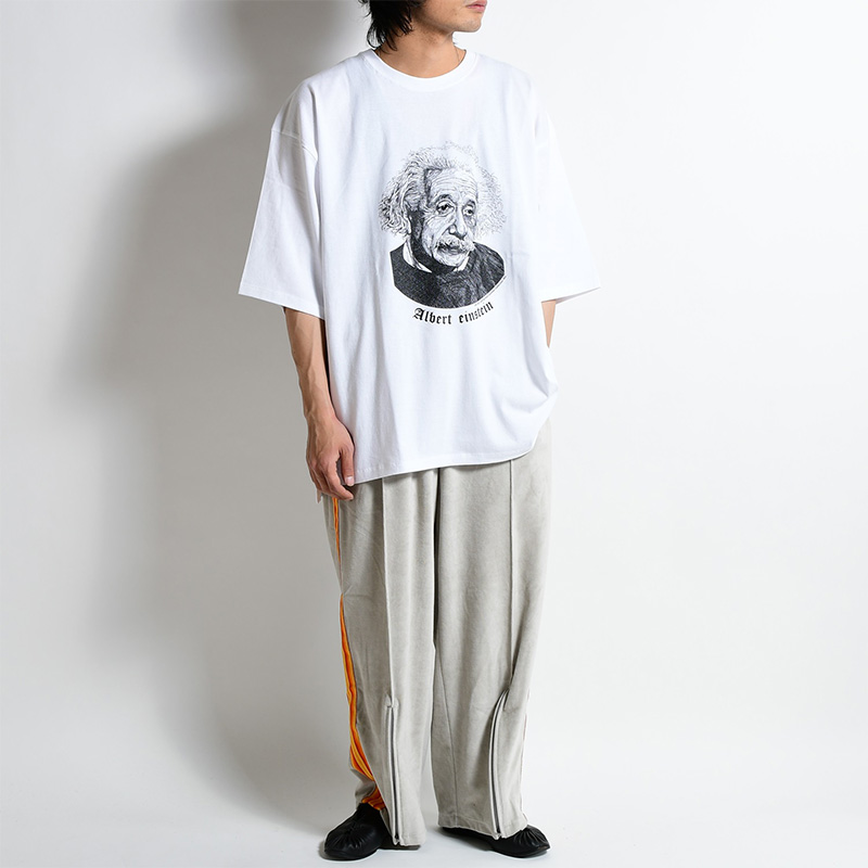 BIG SIZE SLIT TEE A.E -WHITE- | IN ONLINE STORE