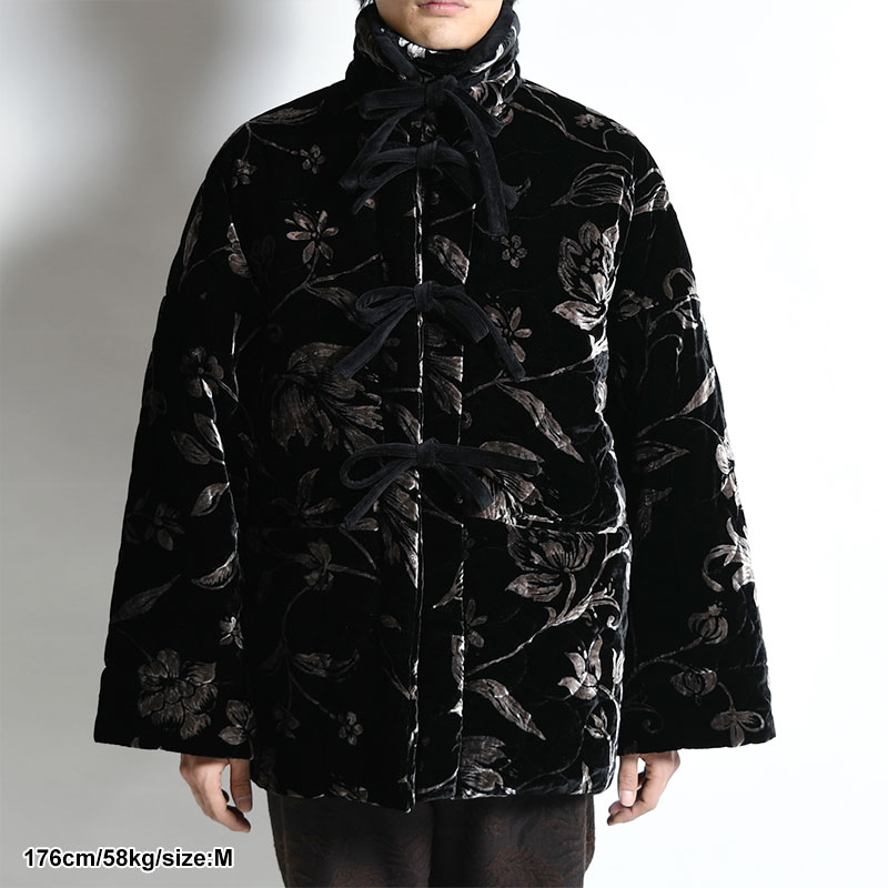 QUILTED CHINA JACKET -BLACK- | IN ONLINE STORE