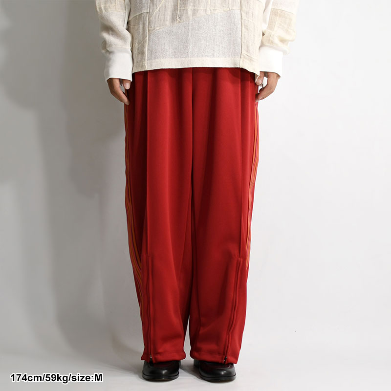 WIDE TRACK PANTS -RED- | IN ONLINE STORE