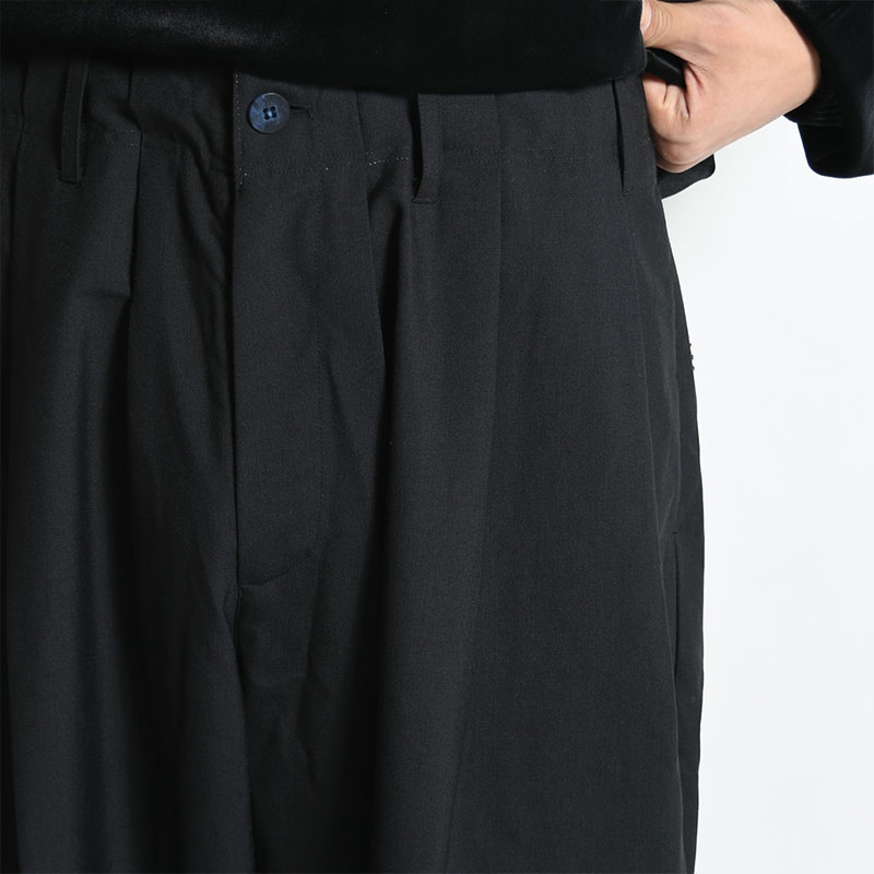 X BAND SLACKS -BLACK-