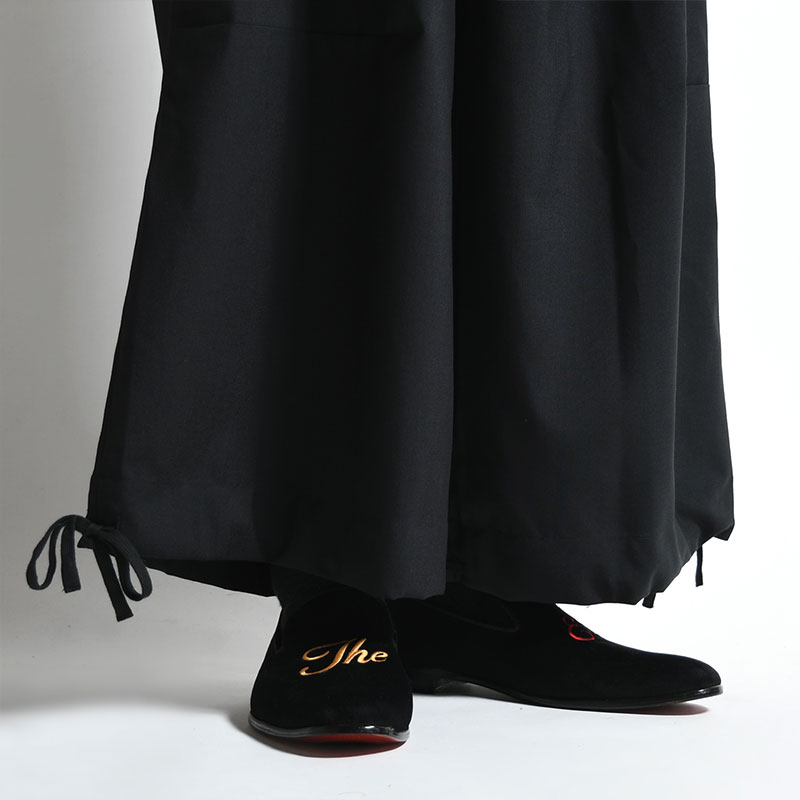 X BAND SLACKS -BLACK-