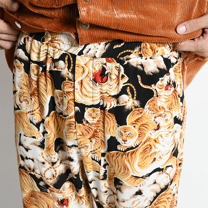 ALBINISH TIGER PANTS -BLACK- | IN ONLINE STORE