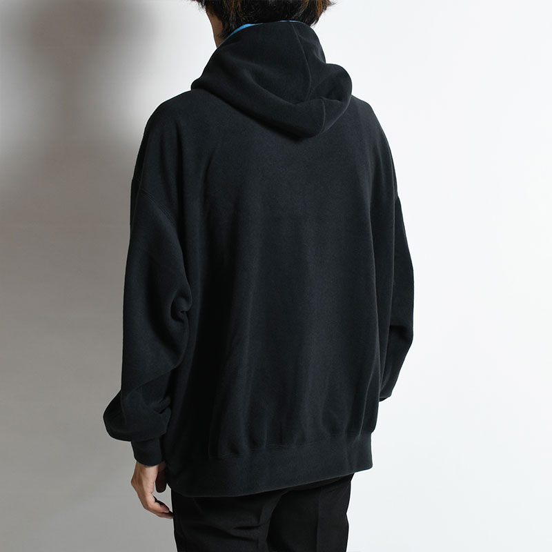 FLEECE BALL HOODIE -BLUE- | IN ONLINE STORE