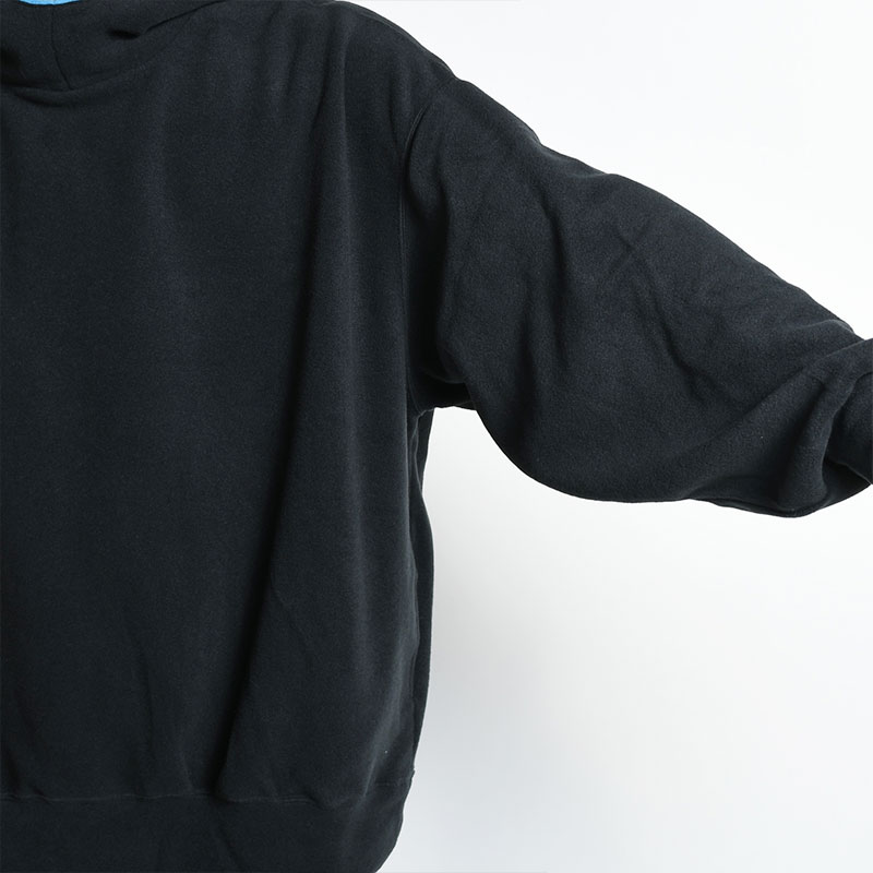 FLEECE BALL HOODIE -BLUE- | IN ONLINE STORE