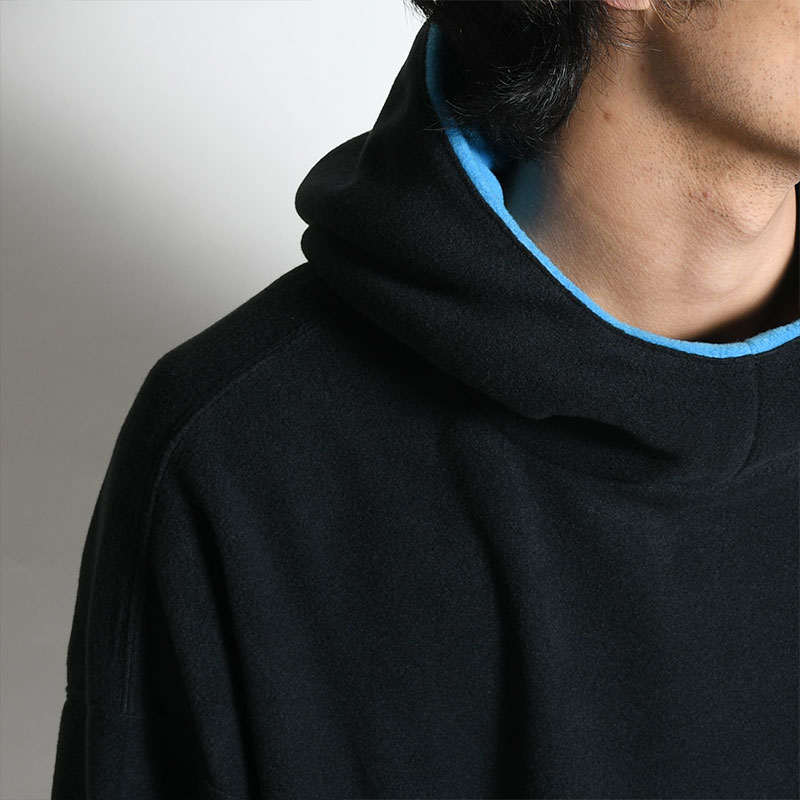 FLEECE BALL HOODIE -BLUE- | IN ONLINE STORE