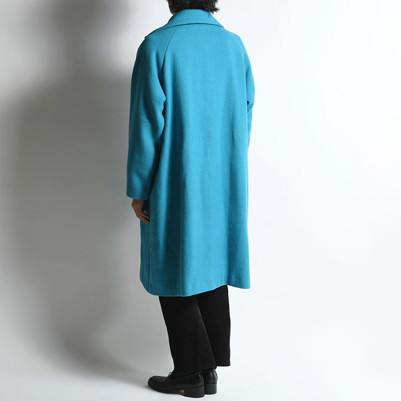 KVADRAT BY BAL COLLAR COAT -TURQUOISE- | IN ONLINE STORE