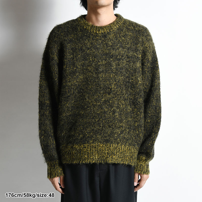 INNERMOST COLOR MOHAIR JUMPER -YELLOW- | IN ONLINE STORE