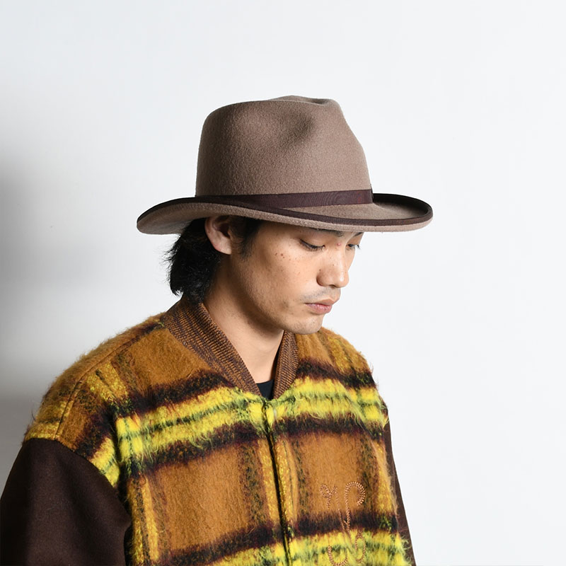 WOOL FEDORA HAT -2.COLOR- | IN ONLINE STORE