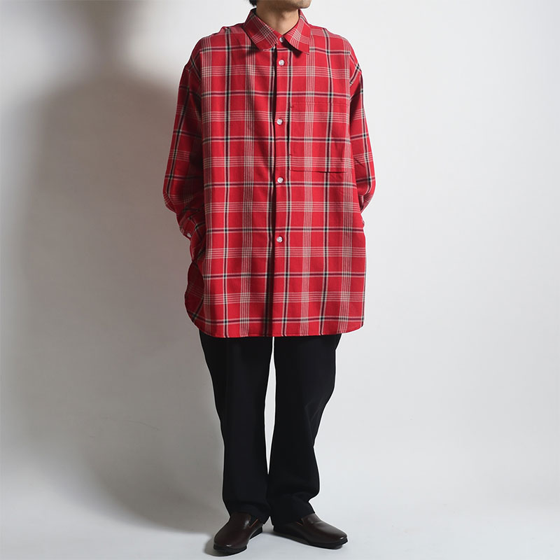 【タグ付き未使用】SHINYAKOZUKA  His Shirt / RED