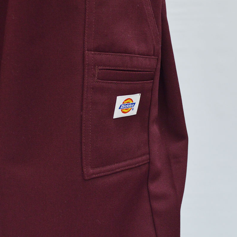 SIDE TUCK DOUBLE KNEE WITH DICKIES -MAROON- | IN ONLINE STORE