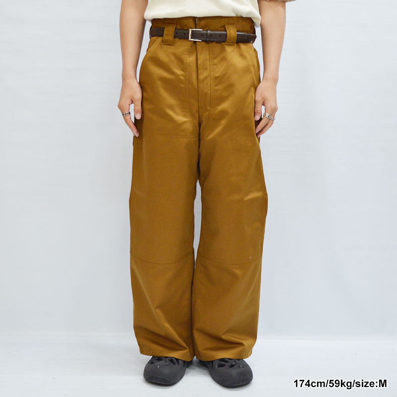 SIDE TUCK DOUBLE KNEE WITH DICKIES -CAMEL- | IN ONLINE STORE