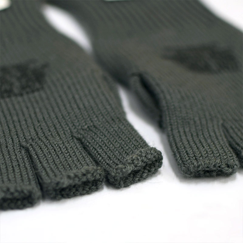 FINGERLESS KNIT GLOVES -2.COLOR- | IN ONLINE STORE