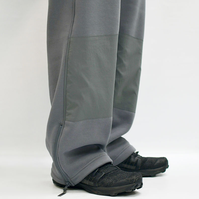 WIDE STRAIGHT TROUSERS -CHARCOAL- | IN ONLINE STORE