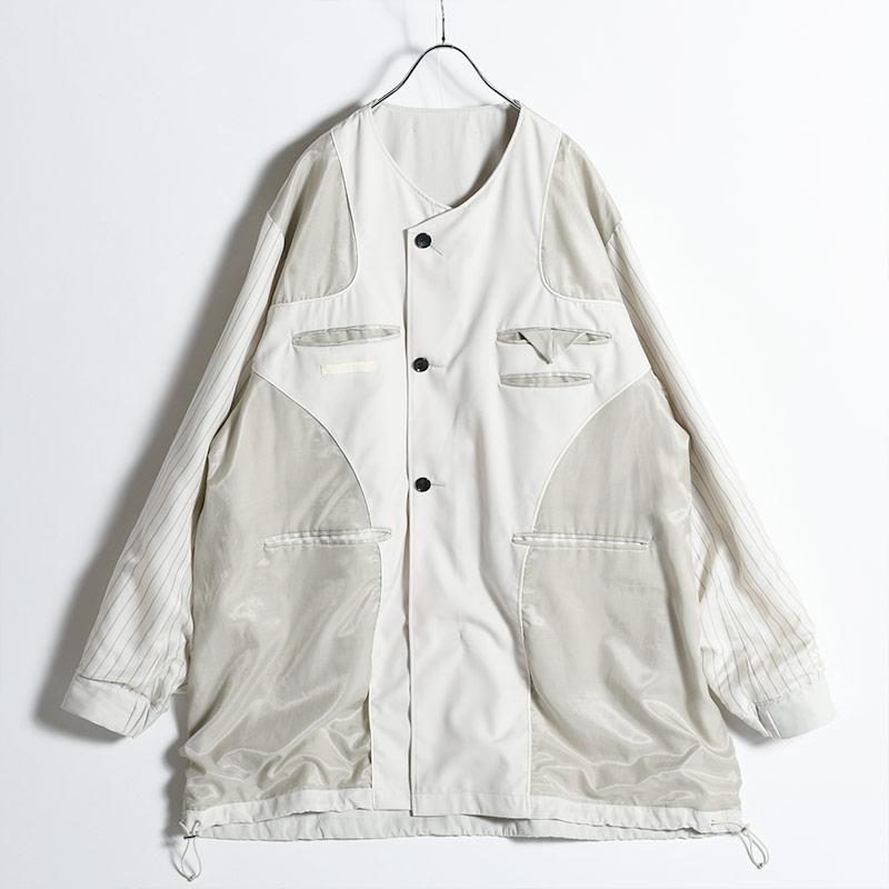 C.L.FIELD COAT 2-TONE REV -SNOW GREY- | IN ONLINE STORE