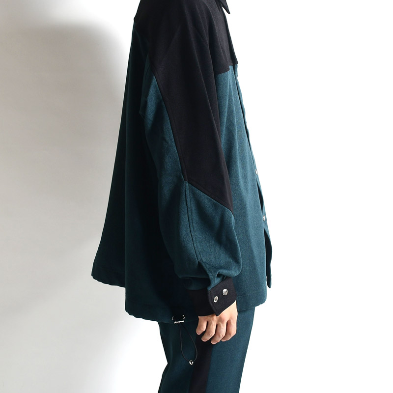 ACTIVE SHIRT 2-TONE -PETROL/BLACK- | IN ONLINE STORE