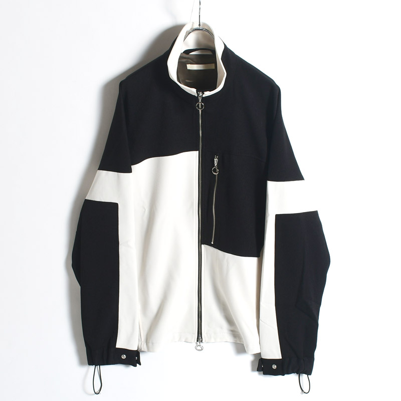 ANEI アーネイ ZIPUP TRACKTOP 2-TONE - OFF_ma_clothes