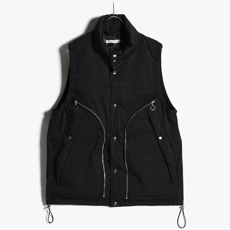 SIDEWINDER DOWN VEST -FADE BLACK- | IN ONLINE STORE