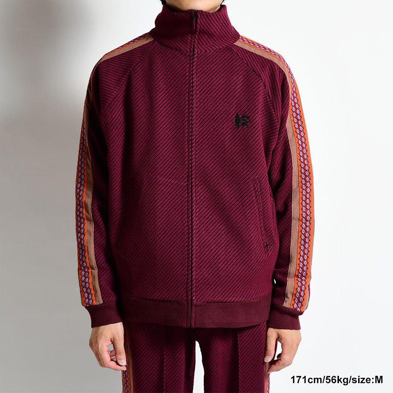 CLASSIC LACE TRACK JACKET -BORDEAUX- | IN ONLINE STORE