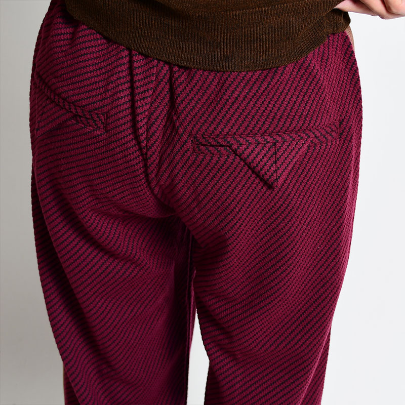 CLASSIC LACE TRACK PANTS -BORDEAUX- | IN ONLINE STORE