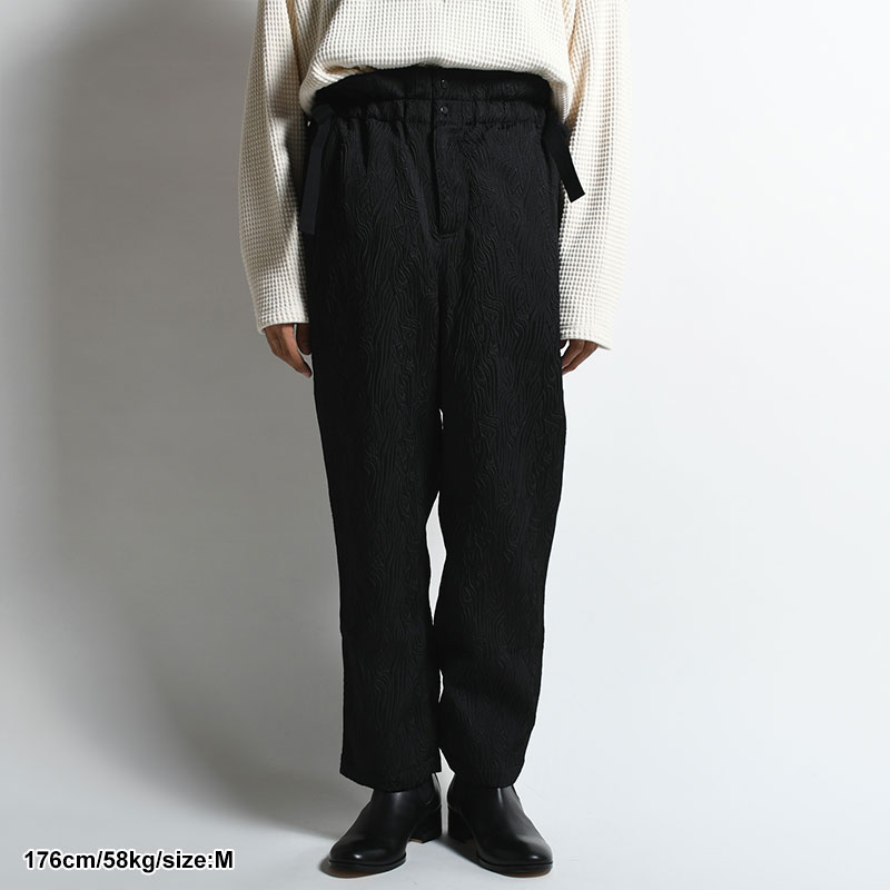 QUILTING PANTS -BLACK- | IN ONLINE STORE