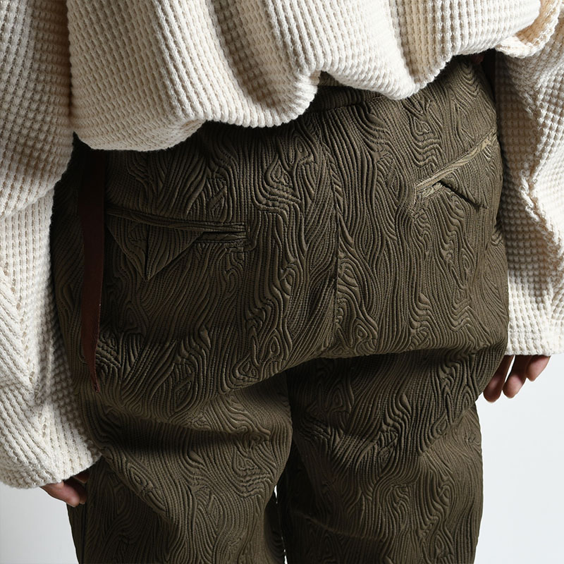 QUILTING PANTS -OLIVE- | IN ONLINE STORE