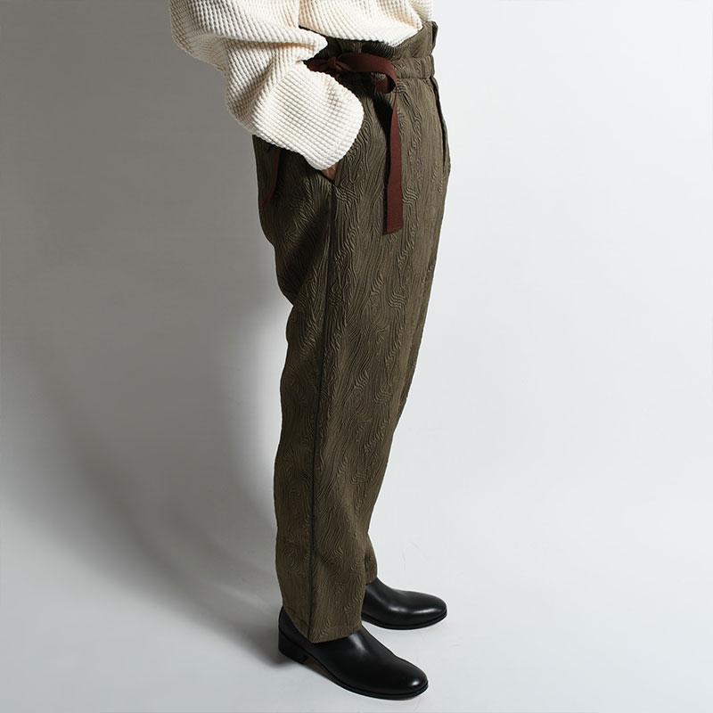 QUILTING PANTS -OLIVE- | IN ONLINE STORE