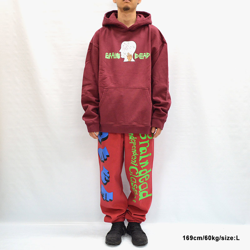 HANDHELD HOODIE -BURGUNDY- | IN ONLINE STORE