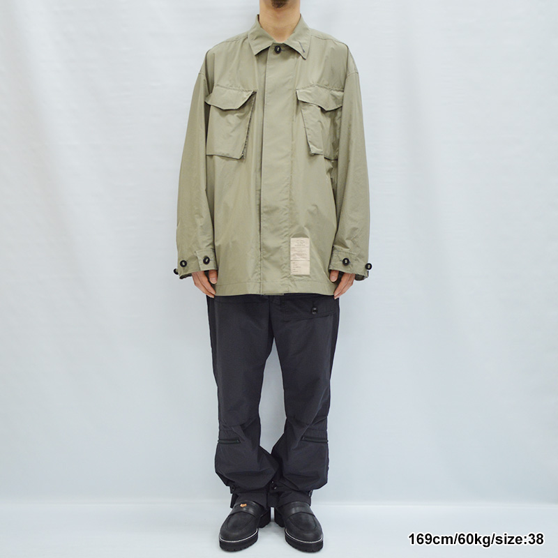 SHIRT BLOUSON -GRY- | IN ONLINE STORE