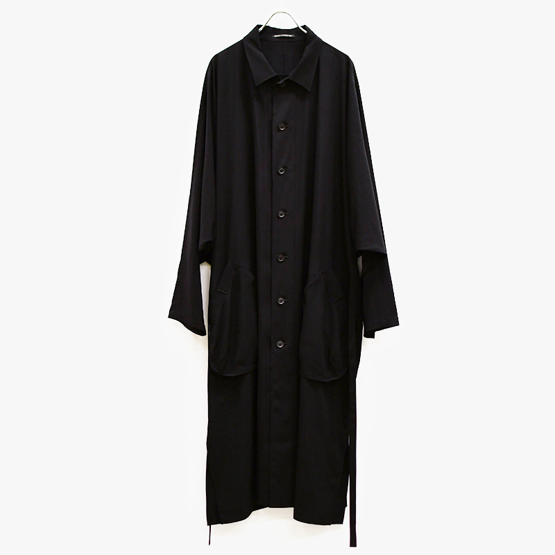 TA/TUXEDO BACK GATHER COAT -BLK- | IN ONLINE STORE