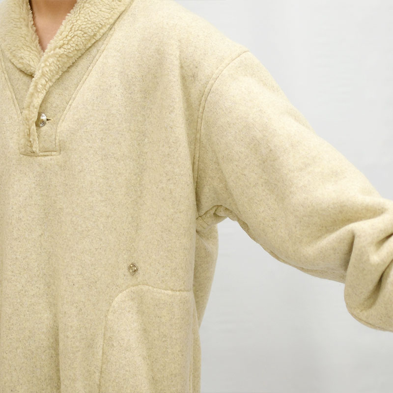 OVERSIZED BOA PULL OVER -BEIGE- | IN ONLINE STORE