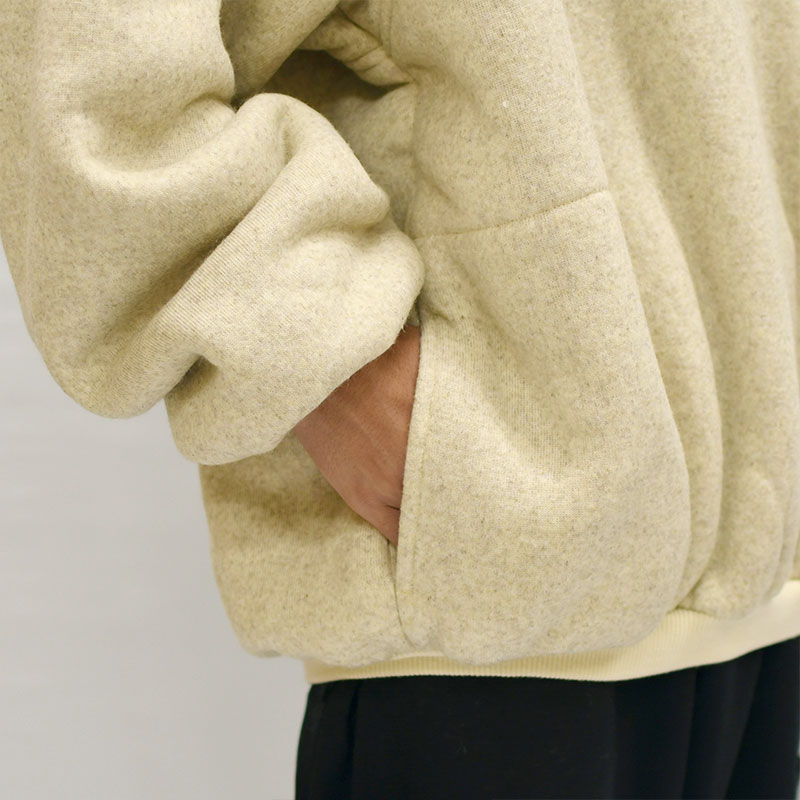 OVERSIZED BOA PULL OVER -BEIGE- | IN ONLINE STORE