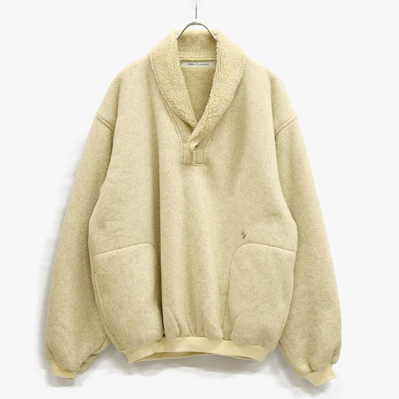 OVERSIZED BOA PULL OVER -BEIGE- | IN ONLINE STORE