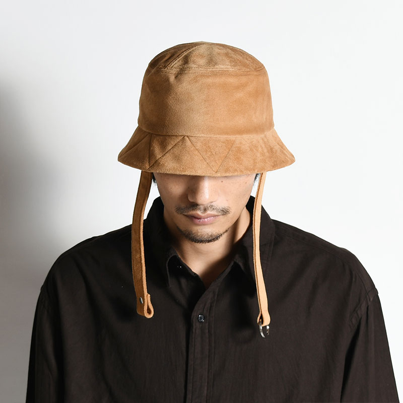 LEATHER BUCKET HAT -2.COLOR- | IN ONLINE STORE