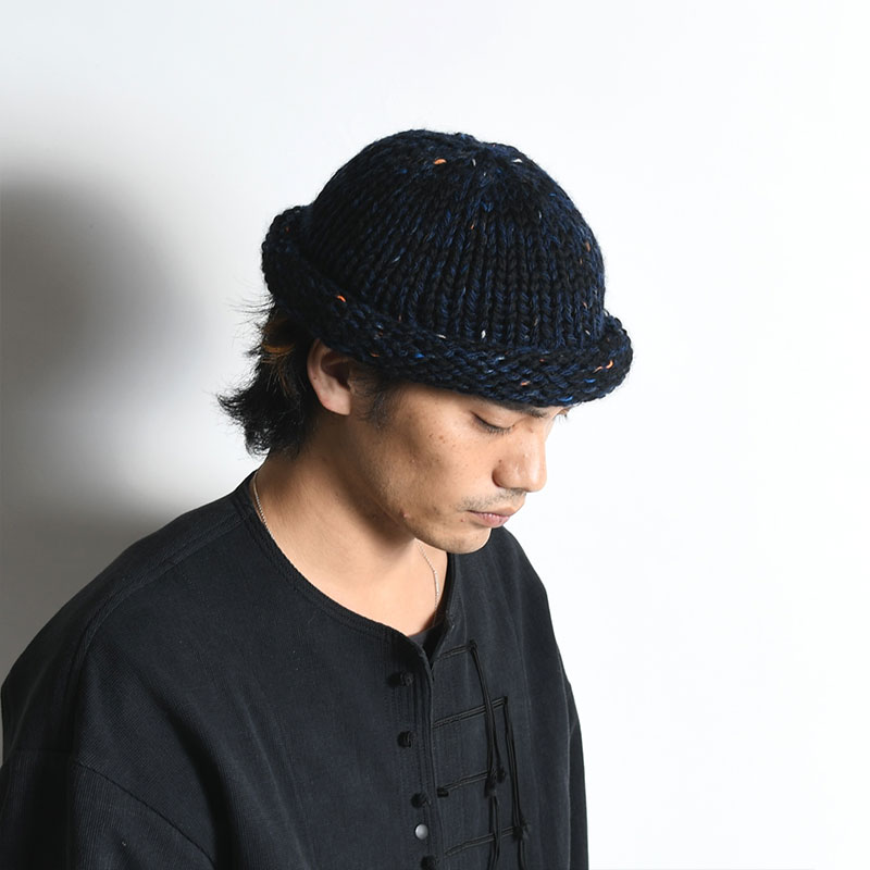 ROLL HAND KNIT CAP -2.COLOR- | IN ONLINE STORE