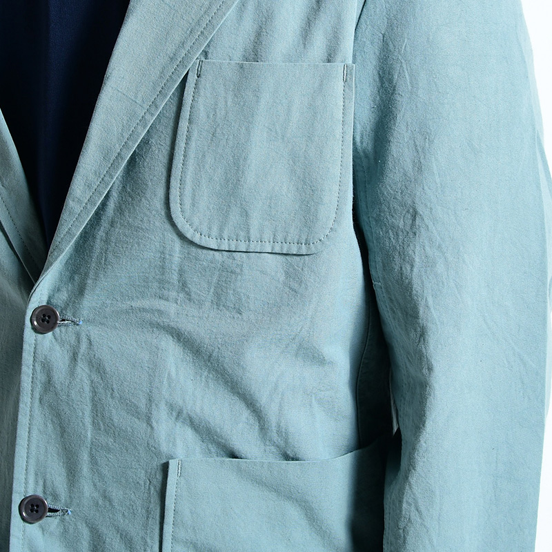 FANAGE COTTON BLAZER -SAGE GREEN- | IN ONLINE STORE