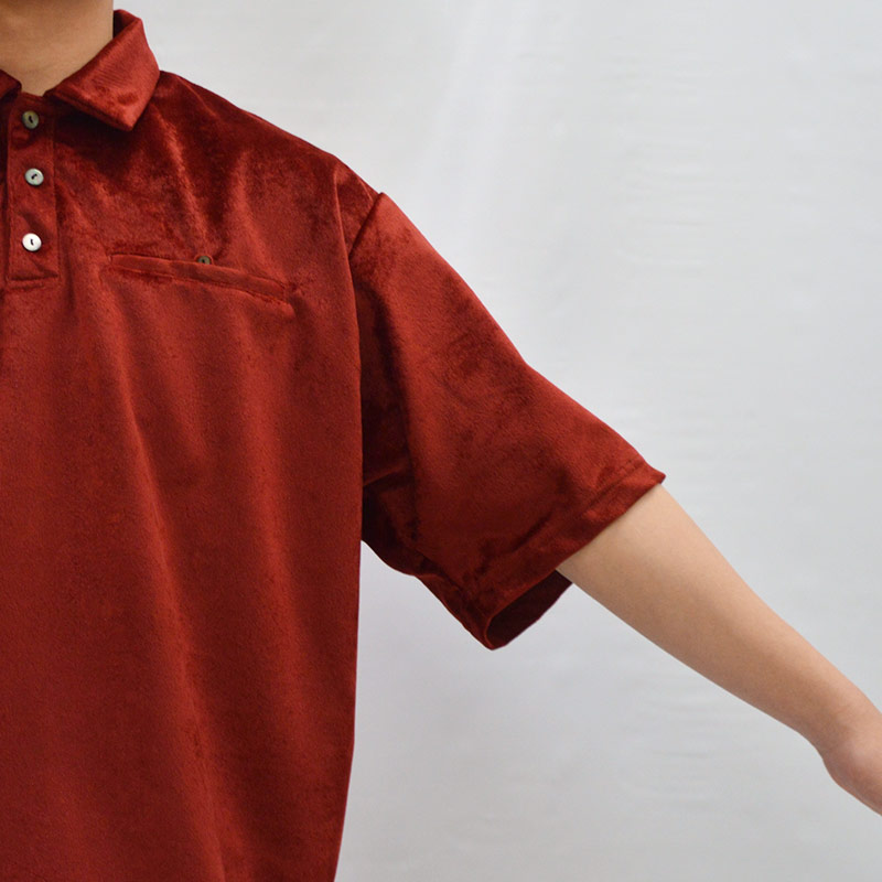 Velor Polo -WINE- | IN ONLINE STORE