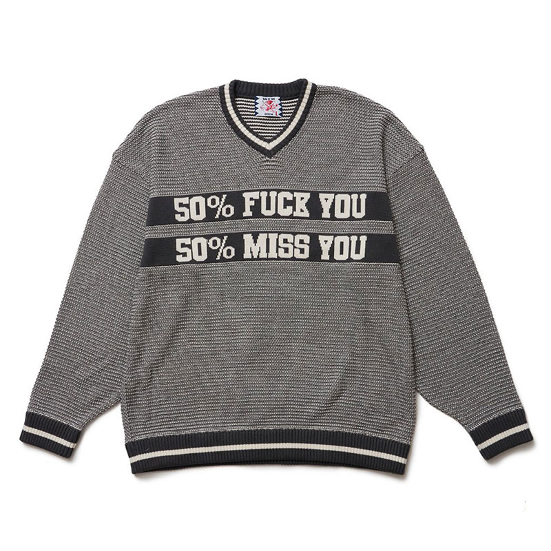 50% V knit -2.COLOR- | IN ONLINE STORE