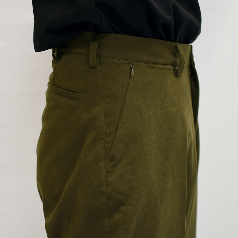 SON OF THE CHEESE SUEDE WIDE PANTS GREENralphlauren - fbambiental.com