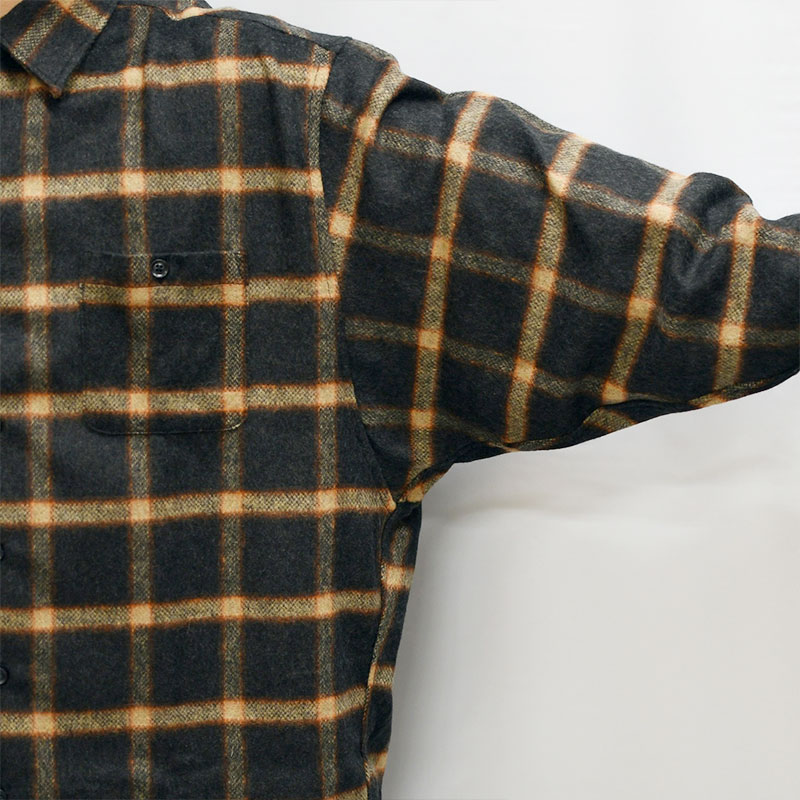 Shaggy Check Shirt -NAVY- | IN ONLINE STORE